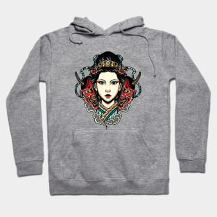 Oni Mask Geisha Queen Hoodie